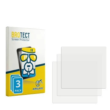 Front side of a product packaging with the brand logo BROTECT. Next to it is the corresponding screen protector.