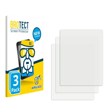 Front side of a product packaging with the brand logo BROTECT. Next to it is the corresponding screen protector.