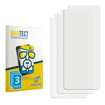 Front side of a product packaging with the brand logo BROTECT. Next to it is the corresponding screen protector.