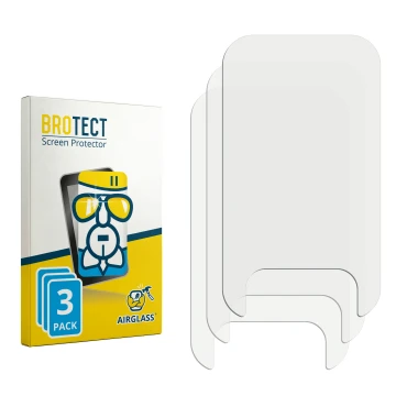 Front side of a product packaging with the brand logo BROTECT. Next to it is the corresponding screen protector.