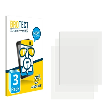 Front side of a product packaging with the brand logo BROTECT. Next to it is the corresponding screen protector.
