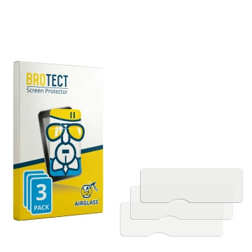 Front side of a product packaging with the brand logo BROTECT. Next to it is the corresponding screen protector.