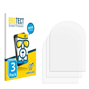 Front side of a product packaging with the brand logo BROTECT. Next to it is the corresponding screen protector.