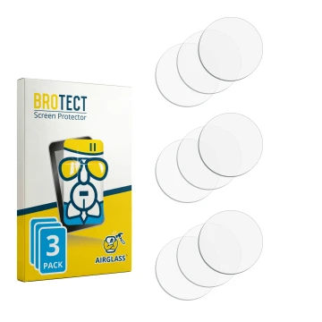 Front side of a product packaging with the brand logo BROTECT. Next to it is the corresponding screen protector.