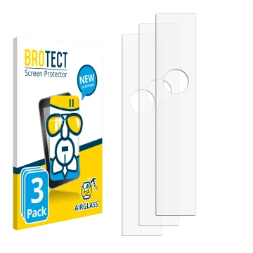 Front side of a product packaging with the brand logo BROTECT. Next to it is the corresponding screen protector.