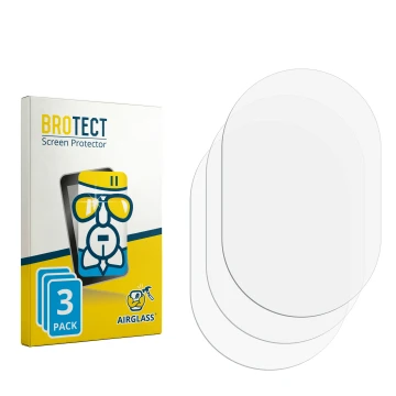 Front side of a product packaging with the brand logo BROTECT. Next to it is the corresponding screen protector.