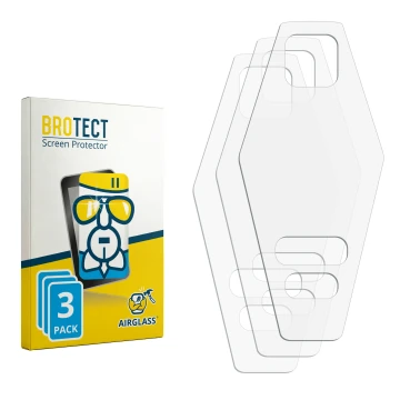 Front side of a product packaging with the brand logo BROTECT. Next to it is the corresponding screen protector.