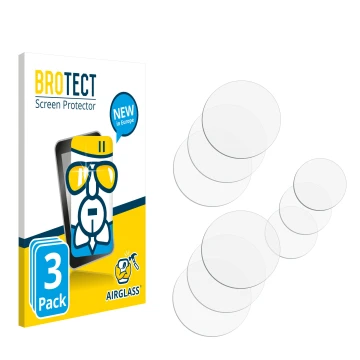 Front side of a product packaging with the brand logo BROTECT. Next to it is the corresponding screen protector.