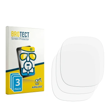 Front side of a product packaging with the brand logo BROTECT. Next to it is the corresponding screen protector.