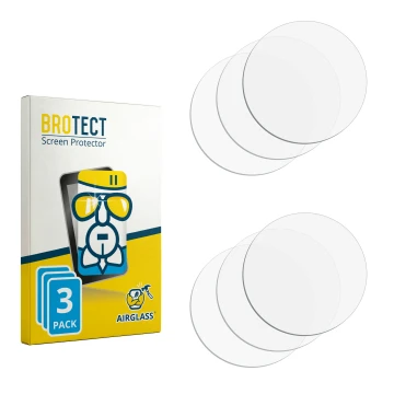 Front side of a product packaging with the brand logo BROTECT. Next to it is the corresponding screen protector.