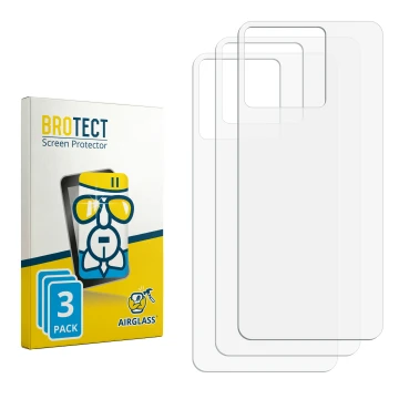 Front side of a product packaging with the brand logo BROTECT. Next to it is the corresponding screen protector.