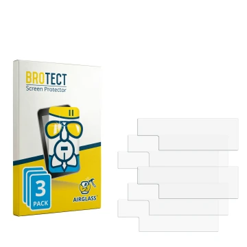 Front side of a product packaging with the brand logo BROTECT. Next to it is the corresponding screen protector.