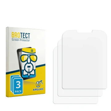 Front side of a product packaging with the brand logo BROTECT. Next to it is the corresponding screen protector.