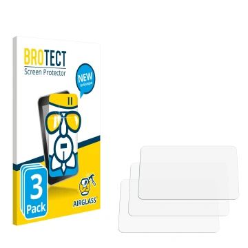 Front side of a product packaging with the brand logo BROTECT. Next to it is the corresponding screen protector.