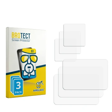 Front side of a product packaging with the brand logo BROTECT. Next to it is the corresponding screen protector.