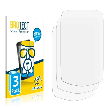 Front side of a product packaging with the brand logo BROTECT. Next to it is the corresponding screen protector.