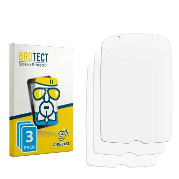 Front side of a product packaging with the brand logo BROTECT. Next to it is the corresponding screen protector.