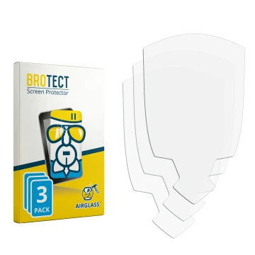 Front side of a product packaging with the brand logo BROTECT. Next to it is the corresponding screen protector.