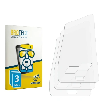 Front side of a product packaging with the brand logo BROTECT. Next to it is the corresponding screen protector.