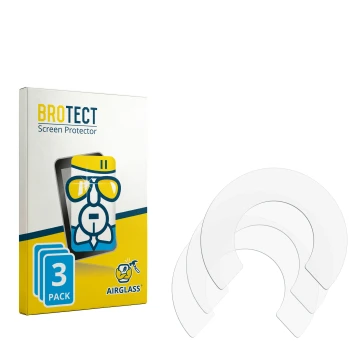 Front side of a product packaging with the brand logo BROTECT. Next to it is the corresponding screen protector.