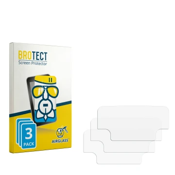 Front side of a product packaging with the brand logo BROTECT. Next to it is the corresponding screen protector.