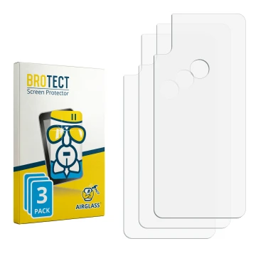 Front side of a product packaging with the brand logo BROTECT. Next to it is the corresponding screen protector.