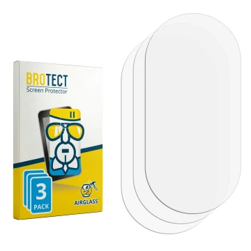 Front side of a product packaging with the brand logo BROTECT. Next to it is the corresponding screen protector.
