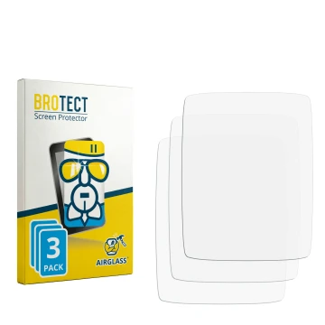 Front side of a product packaging with the brand logo BROTECT. Next to it is the corresponding screen protector.