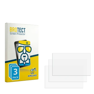 Front side of a product packaging with the brand logo BROTECT. Next to it is the corresponding screen protector.