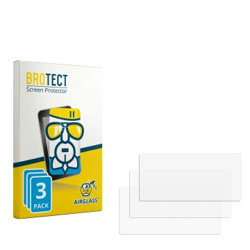 Front side of a product packaging with the brand logo BROTECT. Next to it is the corresponding screen protector.