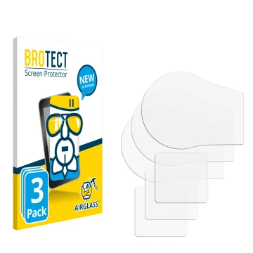 Front side of a product packaging with the brand logo BROTECT. Next to it is the corresponding screen protector.