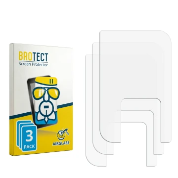 Front side of a product packaging with the brand logo BROTECT. Next to it is the corresponding screen protector.