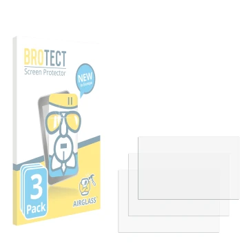 Front side of a product packaging with the brand logo BROTECT. Next to it is the corresponding screen protector.