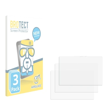 Front side of a product packaging with the brand logo BROTECT. Next to it is the corresponding screen protector.