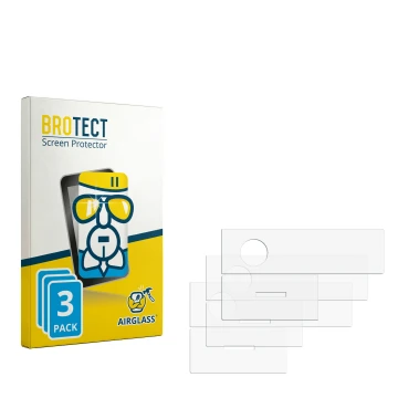 Front side of a product packaging with the brand logo BROTECT. Next to it is the corresponding screen protector.