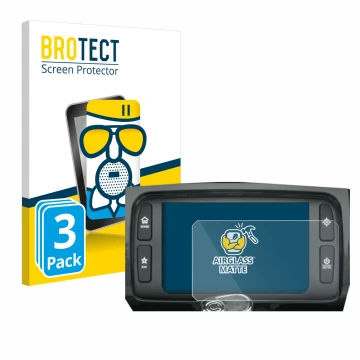 Front side of a product packaging with the brand logo BROTECT. Next to it is the device Harley Davidson Boom Box 6.5 shown wit