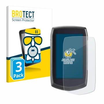 Front side of a product packaging with the brand logo BROTECT. Next to it is the device A-Rival Teasi One Classic shown with t