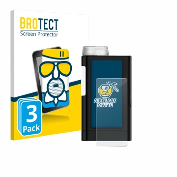 Front side of a product packaging with the brand logo BROTECT. Next to it is the device Mylife YpsoPump shown with the corresp