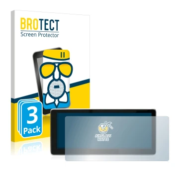 Front side of a product packaging with the brand logo BROTECT. Next to it is the device Mercedes-Benz E-Class W212 2009-2014 N