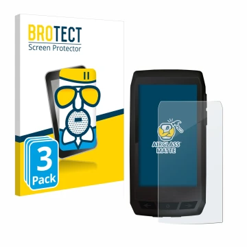 Front side of a product packaging with the brand logo BROTECT. Next to it is the device Ciclo Navic 400 shown with the corresp