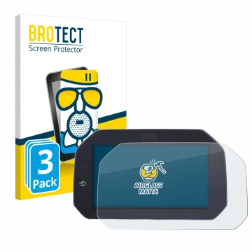 Front side of a product packaging with the brand logo BROTECT. Next to it is the device BMW R1200GS LC 2013-2019 Connectivity 