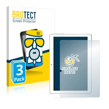 Front side of a product packaging with the brand logo BROTECT. Next to it is the device Toscido X108 10