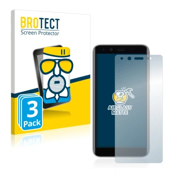 Front side of a product packaging with the brand logo BROTECT. Next to it is the device Emporia Smart 3 mini shown with the co