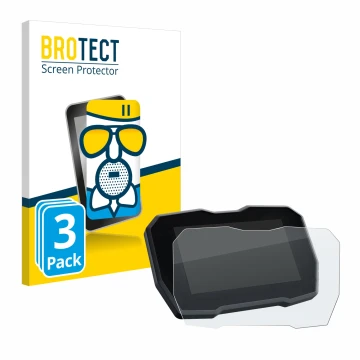 Front side of a product packaging with the brand logo BROTECT. Next to it is the device Ducati Streetfighter V4 2020 Speedomet