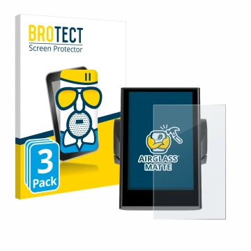 Front side of a product packaging with the brand logo BROTECT. Next to it is the device Bafang DP C18 shown with the correspon