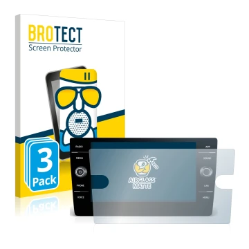 Front side of a product packaging with the brand logo BROTECT. Next to it is the device Volkswagen Tiguan R-Line TDI 2020 Disc