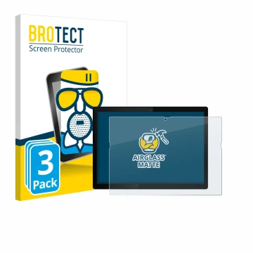 Front side of a product packaging with the brand logo BROTECT. Next to it is the device Lenovo ThinkPad X12 Detachable Gen 1 s