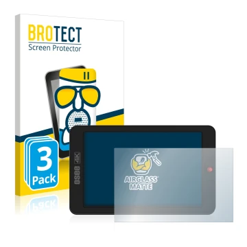 Front side of a product packaging with the brand logo BROTECT. Next to it is the device Osee G7 shown with the corresponding s