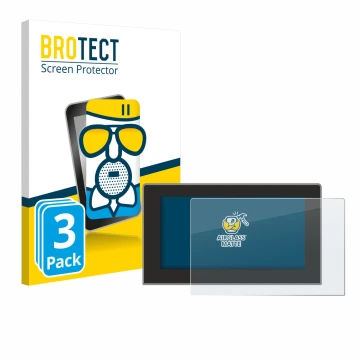 Front side of a product packaging with the brand logo BROTECT. Next to it is the device Cupra Formentor 2020-2022 Infotainment