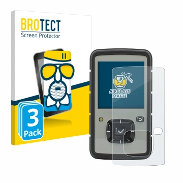 Front side of a product packaging with the brand logo BROTECT. Next to it is the device TPL Birdy Slim shown with the correspo